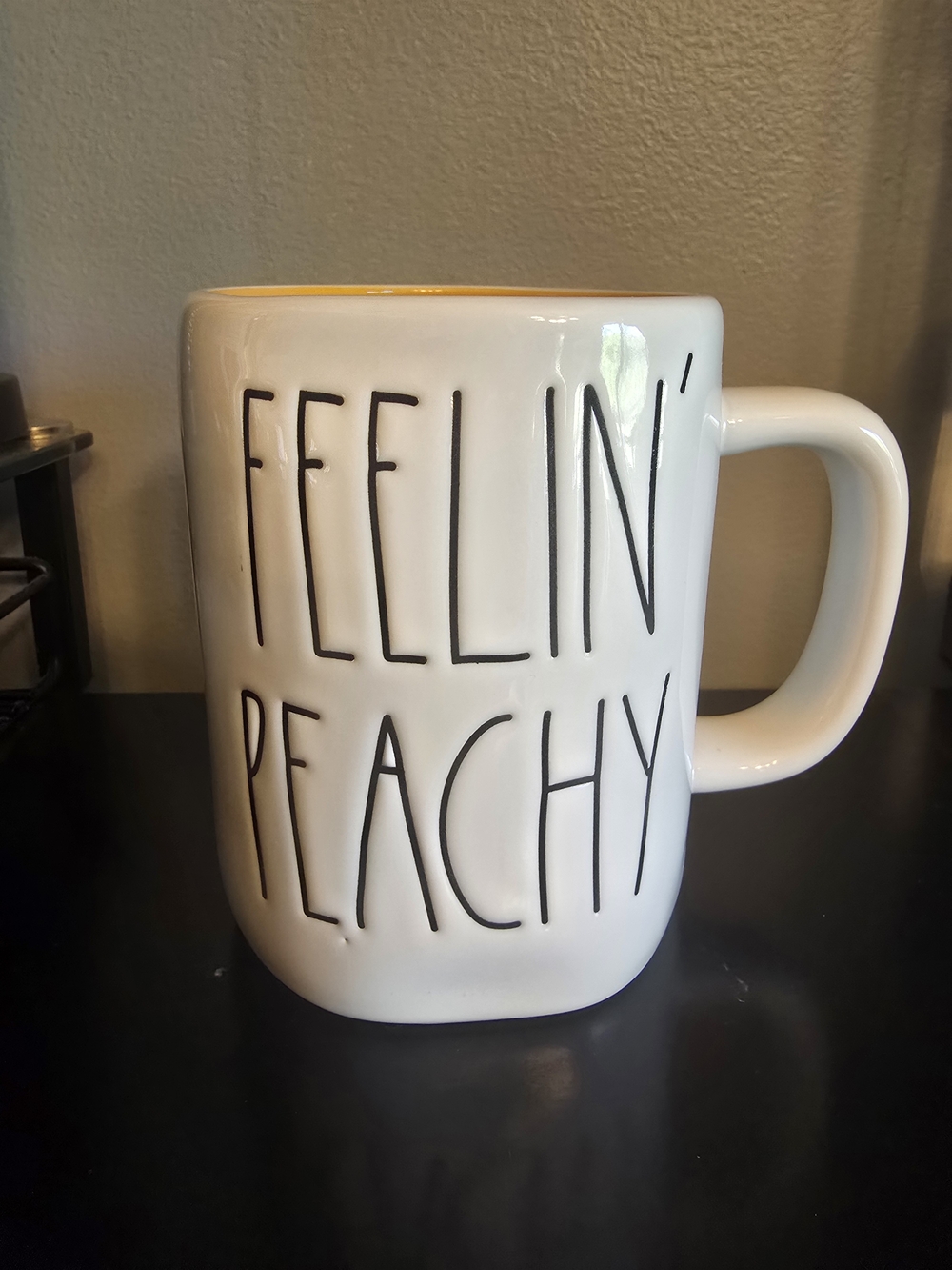 Feelin' Peachy White Ceramic Mug